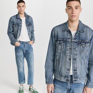 Levi’s Premium Men’s vintage washed denim Tucker Jacket